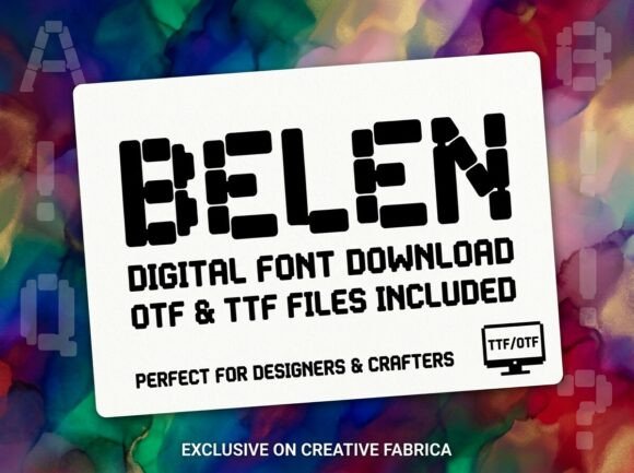 Belen: A Display Font for Editorial Impact
