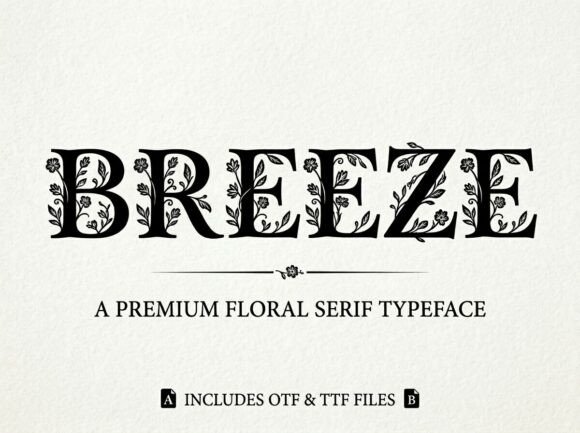 Breeze Font for Creative Projects