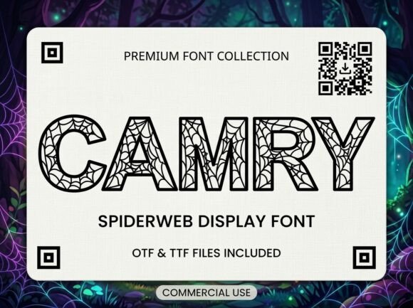 Camry: A Spooky Display Font