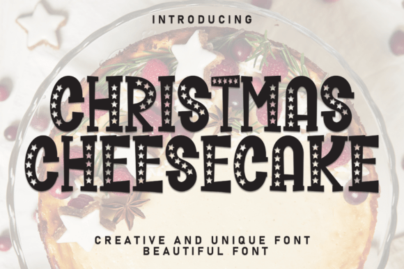 Christmas Cheesecake Font