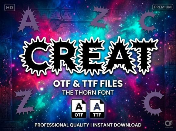 Creat: A Display Font for Bold Branding