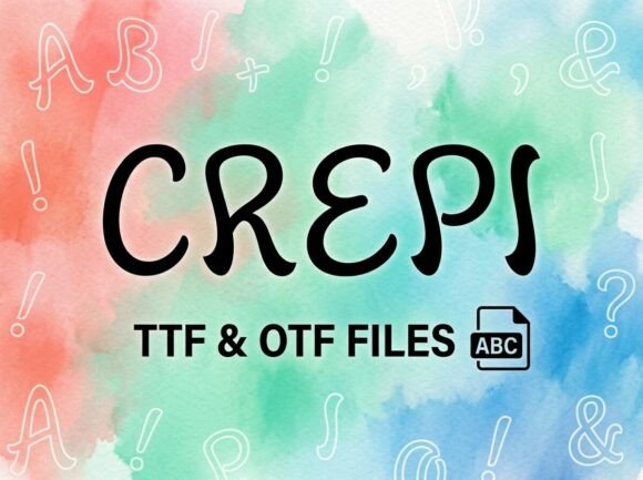 Crepi Free Download: Playful Display Font