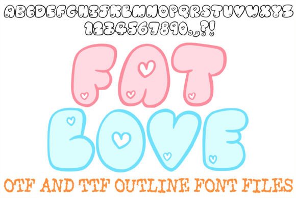 Fat Love Font for Web Design