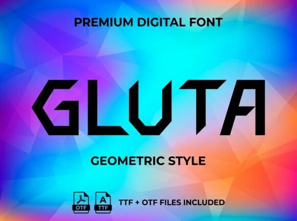 Gluta: A Bold Typeface for Modern Design