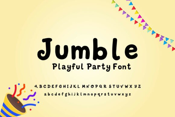 Jumble Font for Editorial Design