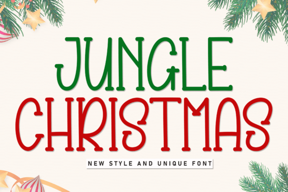 Jungle Christmas Font