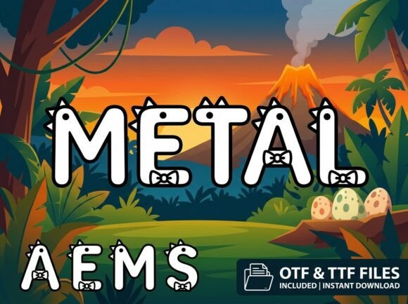 Metal: A Bold Display Typeface