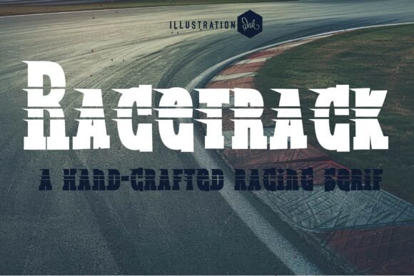 Racetrack Font for Creative Makers