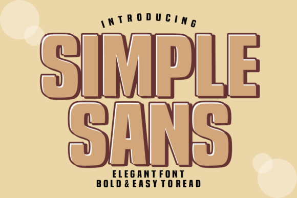 Simple Sans Font
