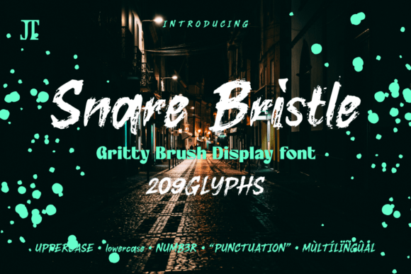 Snare Bristle Font for Bold Branding