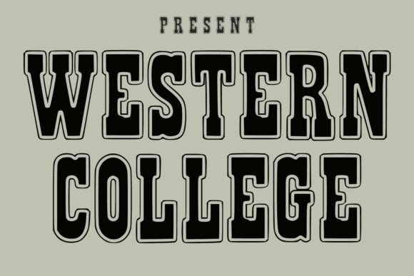 Western College Font