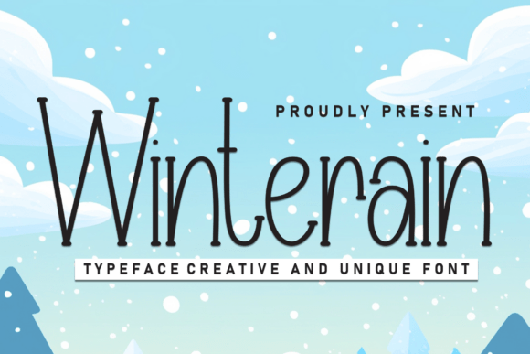 Winterain Font: Elegant Display Type
