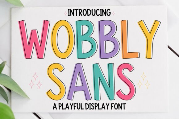 Wobbly Sans: Playful Font for Business